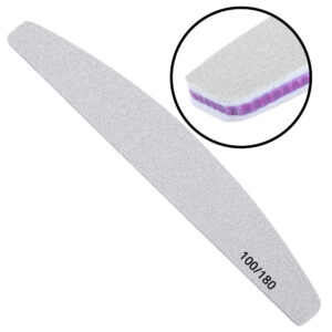 Half Moon Wood Files Zebra Violet 100/180 Pack of 10 files