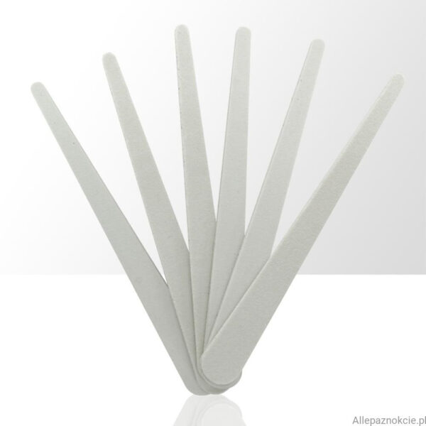 White Tapered Files 100/180 Pack of 50 files - Image 2
