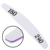 Banana Shaped Wood Files Violet 180/240 Pack of 24 files