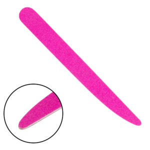 Ultra Thin straight wood files Neon Pink 100/100 Pack of 50 files