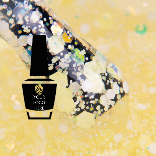 FH02 Top Coat Flakes Holo 15ml 25 pcs