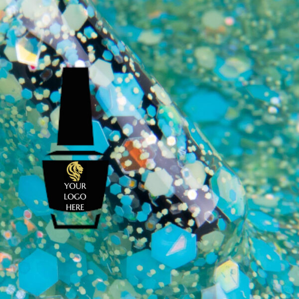 FH06 Top Coat Flakes Holo 15ml 25 pcs