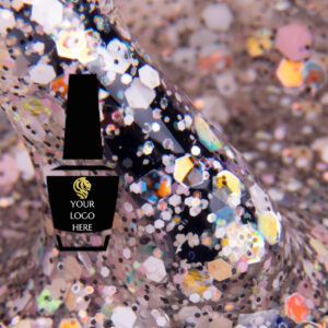 FH07 Top Coat Flakes Holo 15ml 25 pcs