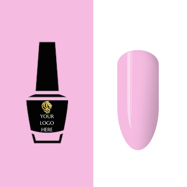 Milky Pink No Wipe BabyColor Finish 15ml HEMA / Di-HEMA FREE 25 pcs
