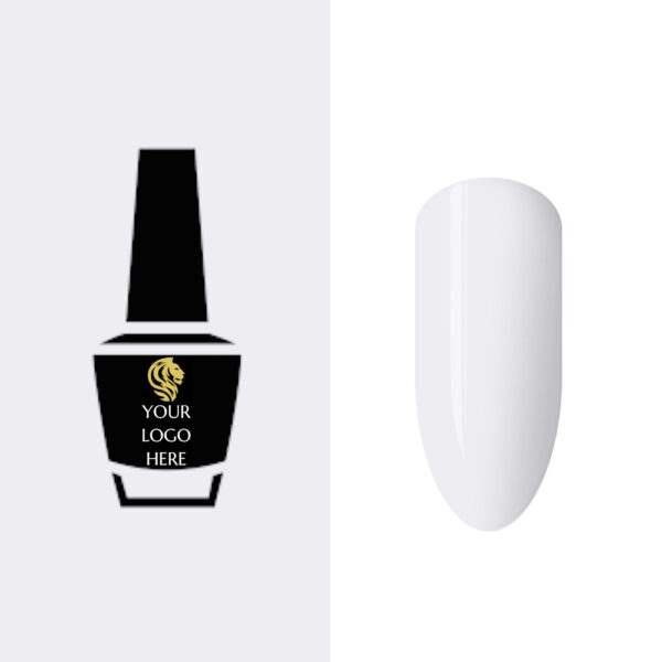 Milky White No Wipe BabyColor Finish 15ml HEMA / Di-HEMA FREE 25 pcs