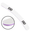 Banana Shaped Wood Files Violet 100/100 Pack of 24 files