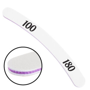 Banana Shaped Wood Files Violet 100/100 Pack of 24 files