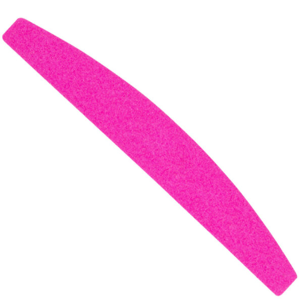 Half Moon Wood Files Neon Neon Pink 180/180 Pack of 50 files - Image 2