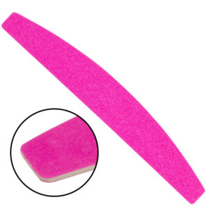 Half Moon Wood Files Neon Neon Pink 180/180 Pack of 50 files