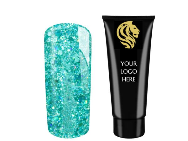 AcrylGel Turquoise HEMA/Di-HEMA FREE 30ml 30ml 10pcs