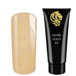 AcrylGel Glimmer Gold HEMA/Di-HEMA FREE 30ml 10pcs