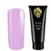 AcrylGel Glimmer Purple HEMA/Di-HEMA FREE 30ml 20pcs