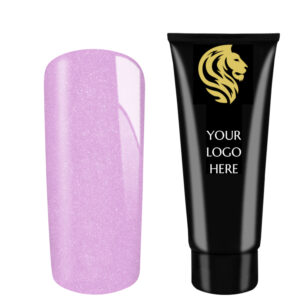 AcrylGel Glimmer Purple HEMA/Di-HEMA FREE 30ml 10pcs