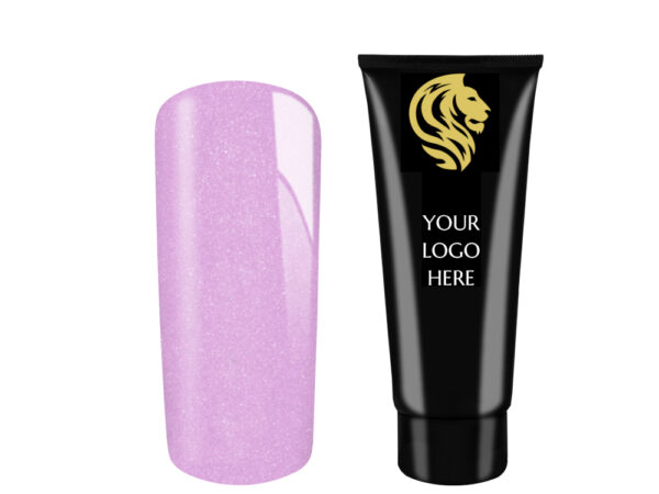 AcrylGel Glimmer Purple HEMA/Di-HEMA FREE 30ml 10pcs