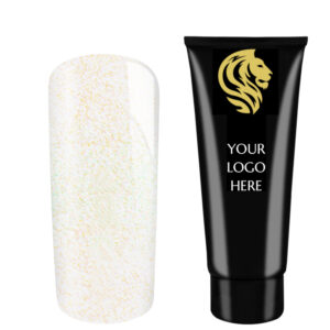 AcrylGel Glimmer White Holo HEMA/Di-HEMA FREE 30ml 10pcs
