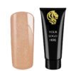 AcrylGel Glimmer Rose Gold HEMA/Di-HEMA FREE 30ml Pack da 20pcs