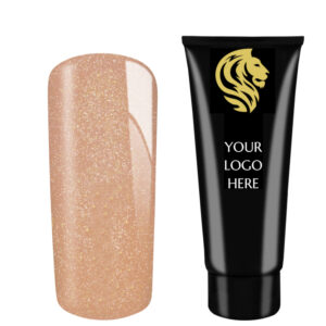 AcrylGel Glimmer Rose Gold HEMA/Di-HEMA FREE 30ml 10pcs