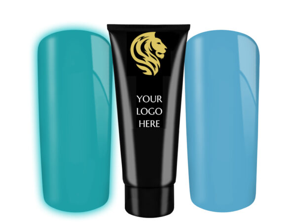AcrylGel Night Light Blue HEMA/Di-HEMA FREE 30ml 20pcs