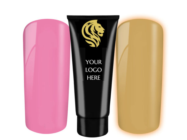 AcrylGel Night Light Pink HEMA/Di-HEMA FREE 30ml 10pcs